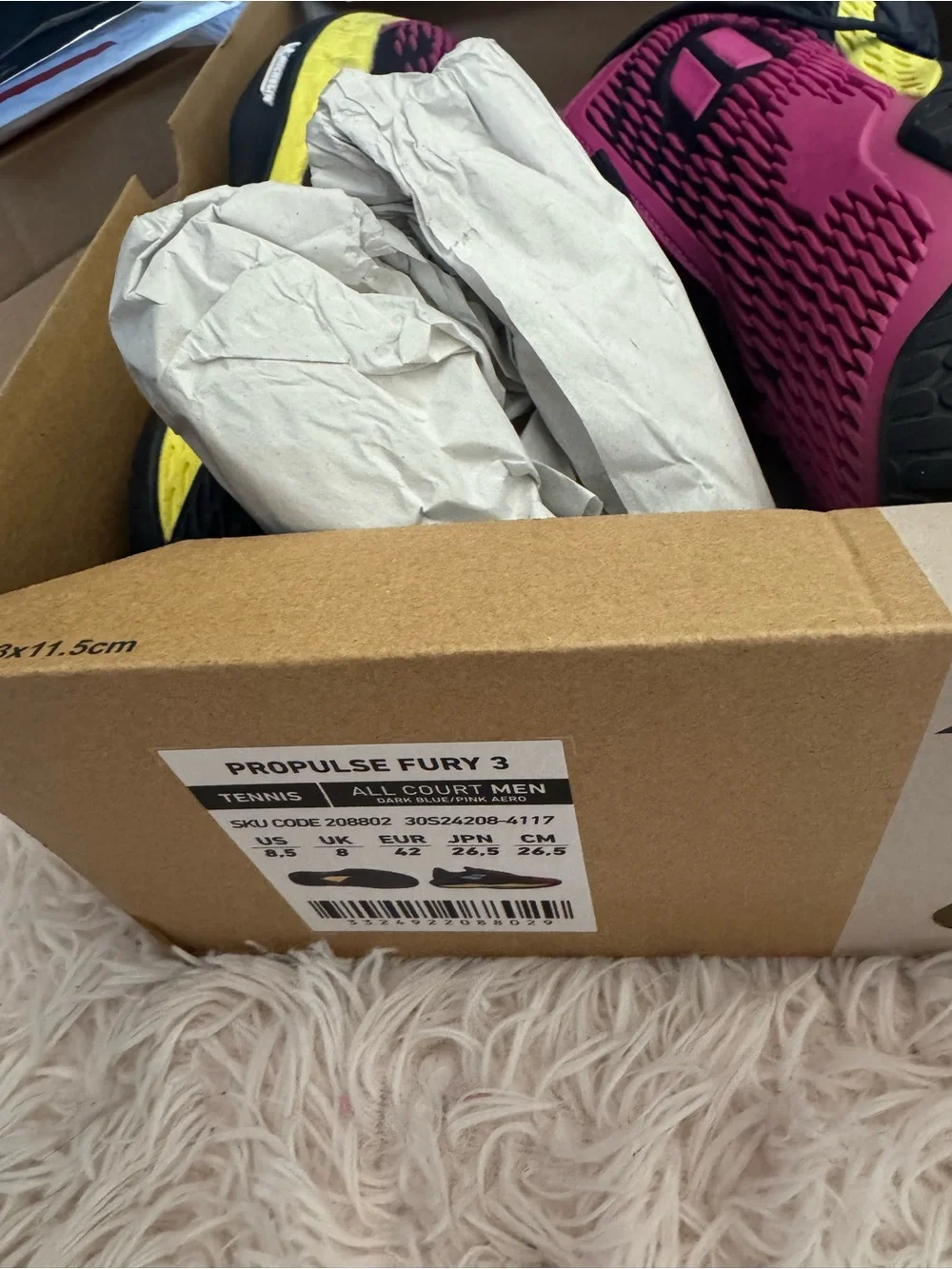 Men's Athletic Sneakers in Pink and Black - Lightweight Support